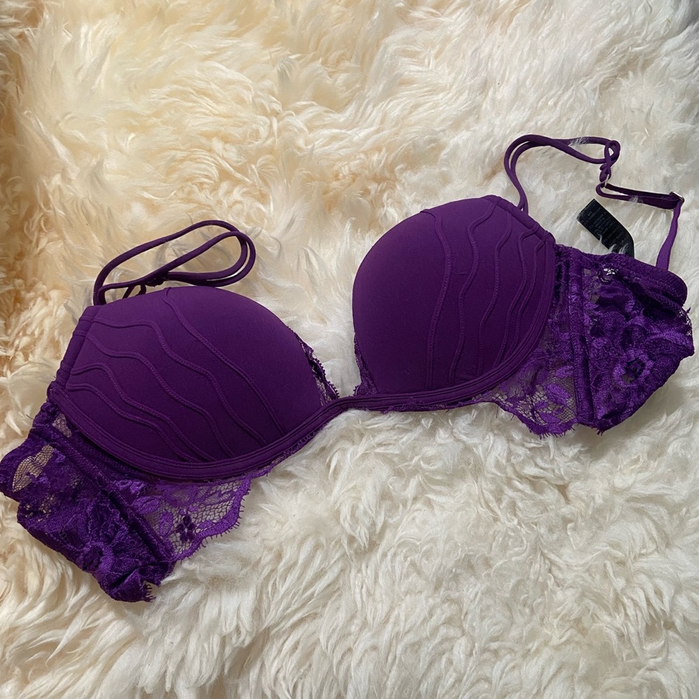 Purple La Perla Bra with lace